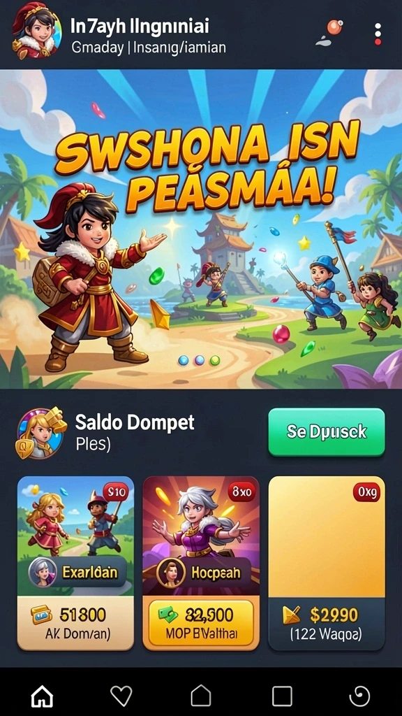 gacormega - Level yang menantang dengan berbagai misi.