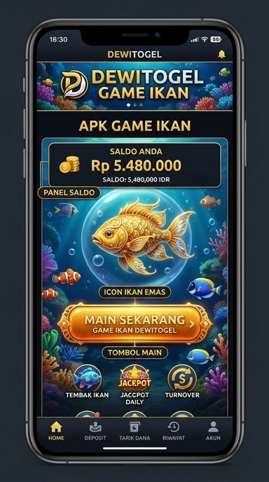Layar utama dewitogel — antarmuka bersih setelah instalasi